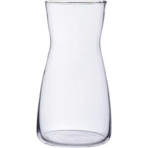 8 inch Clear Glass Flower Vases for Centerpiece Table Home Indoor Desk